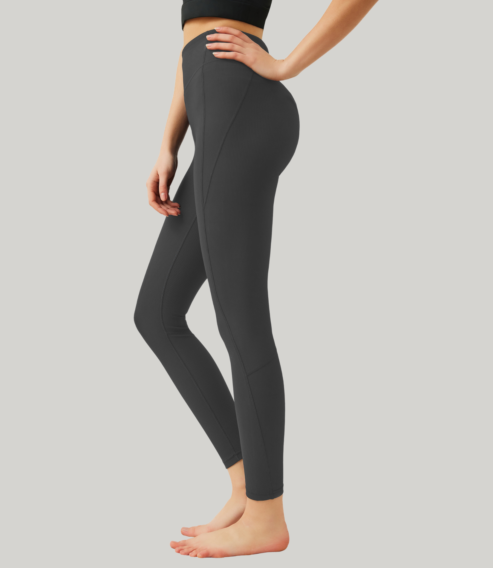 Women High Waist Leggings 25"