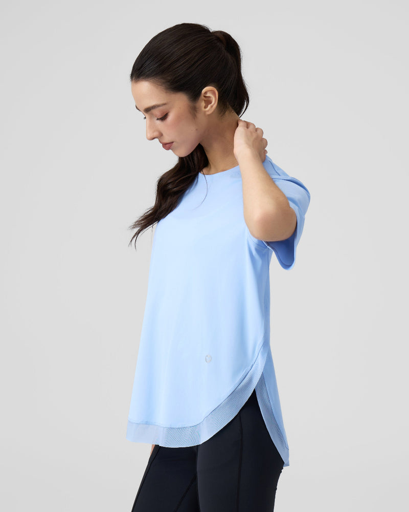Women's Workout Athletic Mesh Back T-Shirts