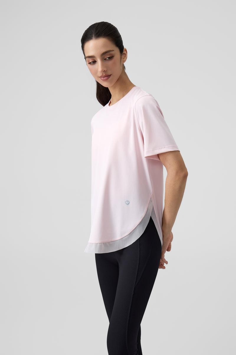 Women's Workout Athletic Mesh Back T-Shirts