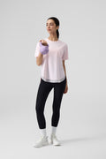 Women's Workout Athletic Mesh Back T-Shirts