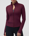 Women’s Slim-Fit Knit Full Zip Jacket